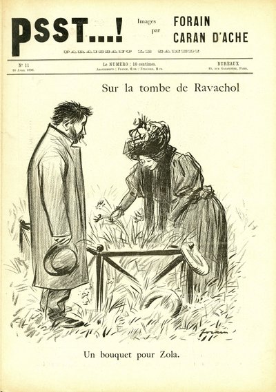 Illustration in Psst...! von Jean Louis Forain