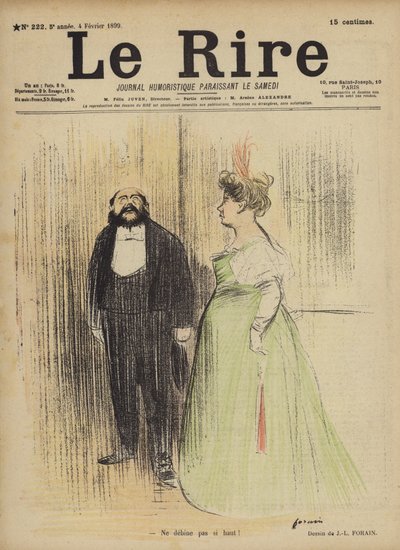 Kuvitus Le Rirelle tekijältä Jean Louis Forain