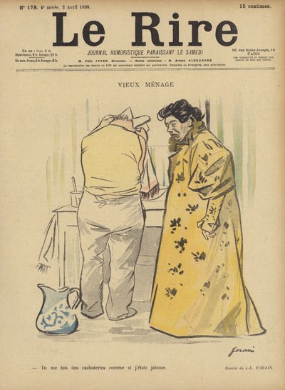 Kuvitus Le Rirelle tekijältä Jean Louis Forain