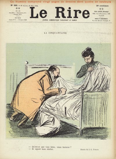 Kuvitus Le Rirelle tekijältä Jean Louis Forain