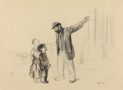 Heidän isiensä kirkko, n. 19141919. tekijältä Jean Louis Forain