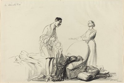 Demobilisoidut, c. 19141919. tekijältä Jean Louis Forain