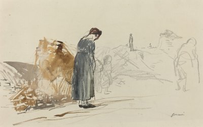 Saksalaiset ovat menneet, n. 19141919. tekijältä Jean Louis Forain