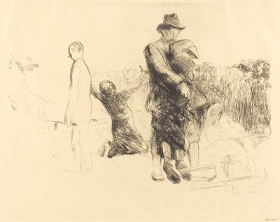 Lourdes, halvaantuneiden kuljetus tekijältä Jean Louis Forain