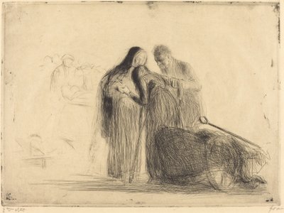 Lourdes, halvaantunut (toinen levy) tekijältä Jean Louis Forain