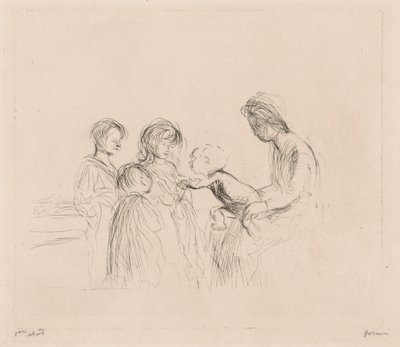 Madonna ja lapset. tekijältä Jean Louis Forain