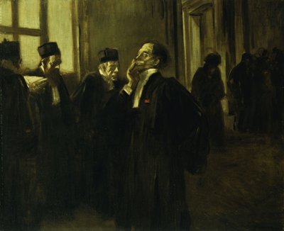 Palace Corridor Scene; Käytäväkohtaus palatsissa, n. 1905 tekijältä Jean Louis Forain