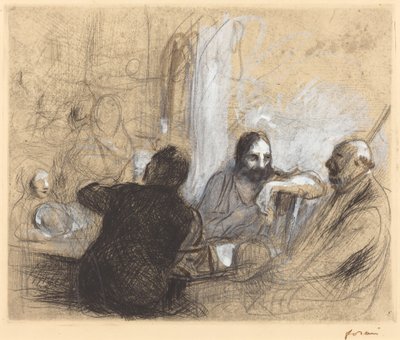 Pyhiinvaeltajat Emmauksessa tekijältä Jean Louis Forain