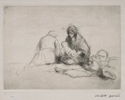 Lepää lennolla Egyptiin tekijältä Jean Louis Forain