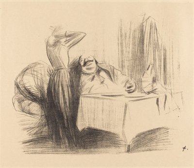 Kohtaus yksityisessä huoneessa (vaakalevy) tekijältä Jean Louis Forain