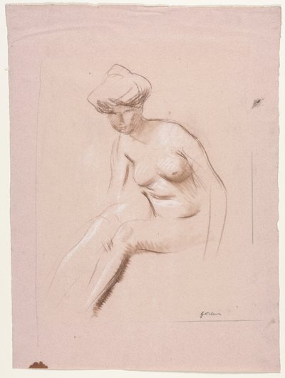 Istuva alaston tekijältä Jean Louis Forain