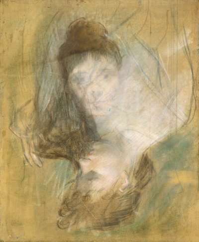 Luonnos naisesta, 18851890. tekijältä Jean Louis Forain