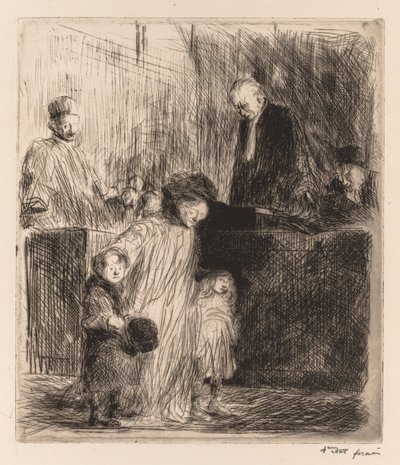 Poistuminen kuulemisesta. tekijältä Jean Louis Forain