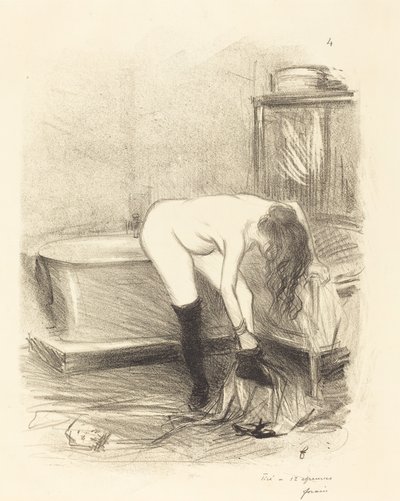 Kylpy (pystysuora levy) tekijältä Jean Louis Forain