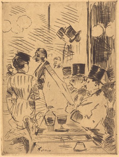 Uuden Ateenan kahvila tekijältä Jean Louis Forain
