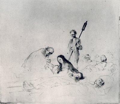 Potilaiden ehtoollinen, 1925. tekijältä Jean Louis Forain