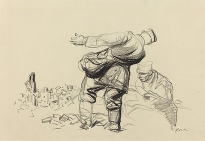 The Empire Destroys, Tasavalta maksaa, luultavasti 1918. tekijältä Jean Louis Forain