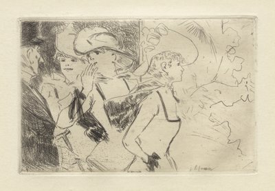Folies-Bergère, n. 1880-86. tekijältä Jean Louis Forain