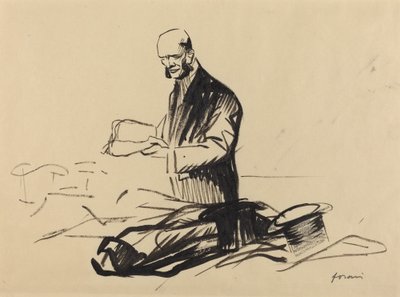 Marshall Fochin hattu, n. 19141919. tekijältä Jean Louis Forain