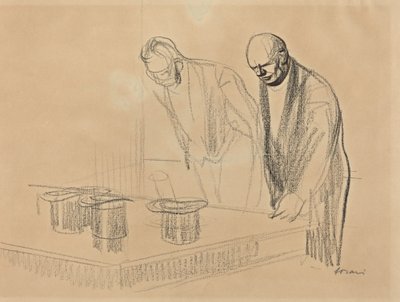 Liittoutuneiden hatut [recto] tekijältä Jean Louis Forain