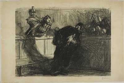 Der missbrauchte Anwalt von Jean-Louis Forain