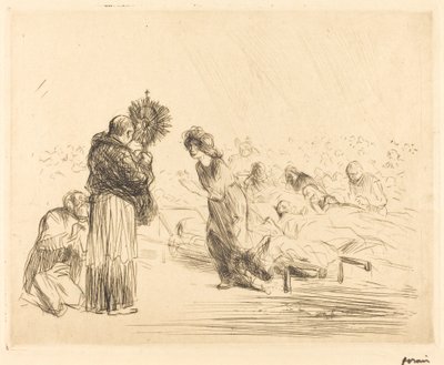 Ihme ennen Siunattua Sakramenttia (neljäs levy) tekijältä Jean Louis Forain