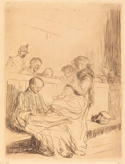 Vanki ja lapsi tekijältä Jean Louis Forain