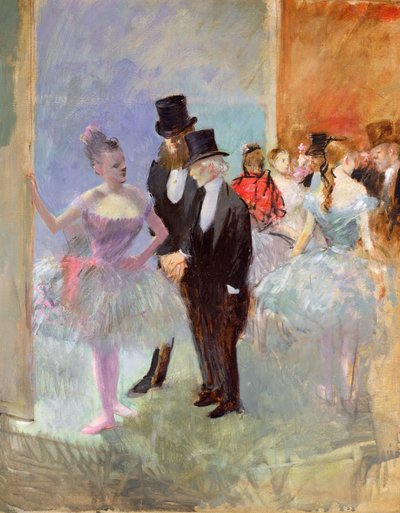 Oopperan siivet (aulassa) n. 1887 tekijältä Jean Louis Forain