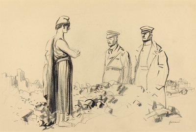 Auf dem Weg zum Frieden, ca. 1914-1919 von Jean Louis Forain