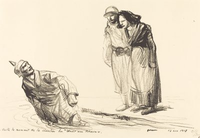 Tämä on hetki, kun laulat "Wacht am Rhein" tekijältä Jean Louis Forain