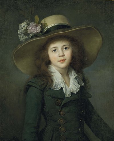 Paronitar Elizaveta Aleksandrovna Stroganova 1779-1818, alkuvuodesta 1780 p. tekijältä Jean Louis Voille
