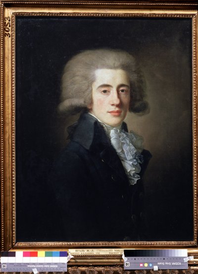 Venäjän varakansleri Nikita Paninin (1770-1837) muotokuva (Varakansleri Nikita Paninin muotokuva). Jean Louis Voillen maalaus (1744-1803 jälkeen). Öljy kankaalle, 73,1 x 57 cm tekijältä Jean Louis Voille