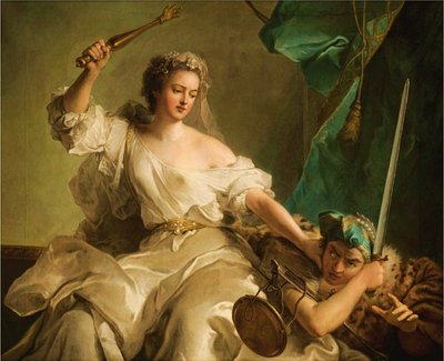 Oikeudenmukaisuus rankaisee epäoikeudenmukaisuutta nimeltä Madame Adélaïde of France Justice. tekijältä Jean Marc Nattier