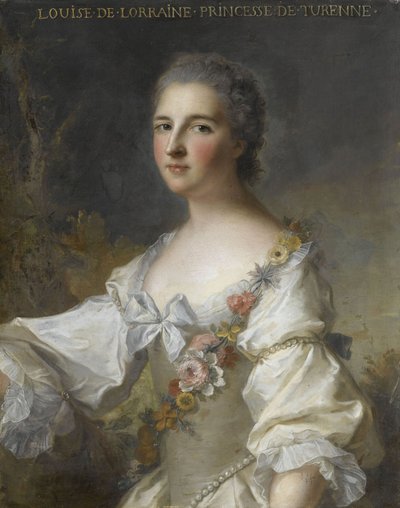 Louise-Henriette-Gabrielle de Lorraine, Turennen prinsessa, Bouillonin herttuatar (1718-1788). tekijältä Jean Marc Nattier