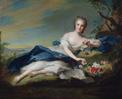 Henriette de Francen muotokuva, n. 1742 tekijältä Jean Marc Nattier