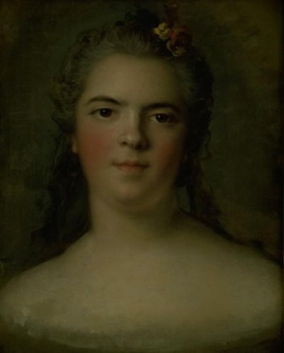 Ranskalaisen Louise-Élisabethin muotokuva, Ludvig XV:n tytär "Mme Infante" tekijältä Jean Marc Nattier