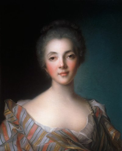 Muotokuva Louise Marie Madeleine de Fontaine-Dupinista (1706-1799). tekijältä Jean Marc Nattier