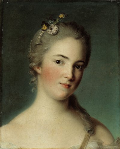 Marie-Geneviève Boudreyn muotokuva. tekijältä Jean Marc Nattier