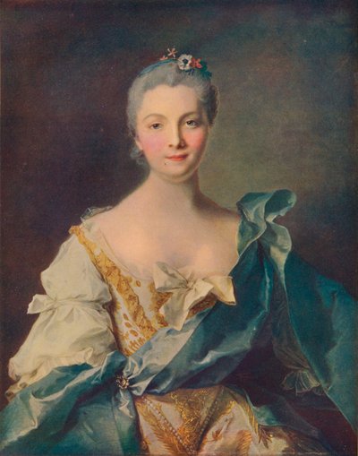 Nuoren naisen muotokuva, 1700-luku tekijältä Jean Marc Nattier