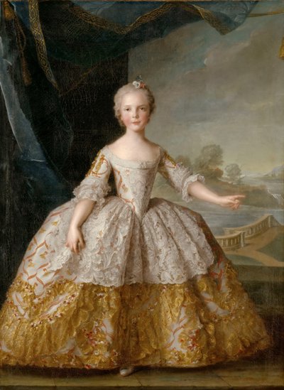 Parman prinsessa Isabella 1741-1763 lapsena tekijältä Jean Marc Nattier