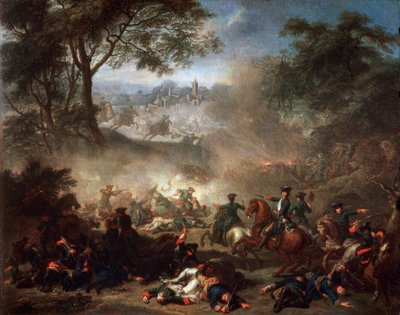 Lesnayan taistelu, 1717. tekijältä Jean Marc Nattier