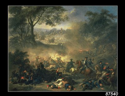 Pultavan taistelu vuonna 1709, 1717 tekijältä Jean Marc Nattier