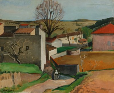 French Village (öljy kankaalle) tekijältä Jean Marchand