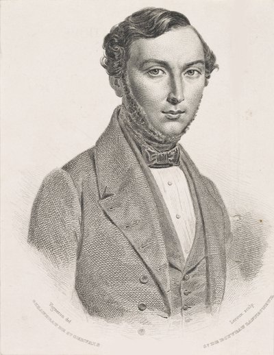 Jean Giraudeaun muotokuva 1801-1861, 1839-1840. tekijältä Jean Marie Leroux