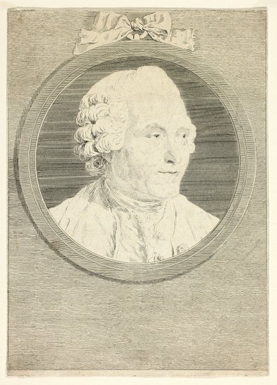 Hubert Gravelotin muotokuva tekijältä Jean Massard
