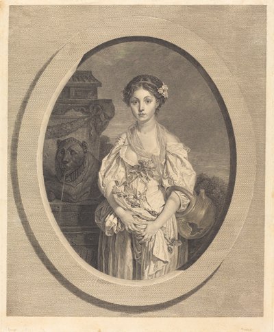 Rikkoutunut kannu tekijältä Jean Massard after Jean Baptiste Greuze