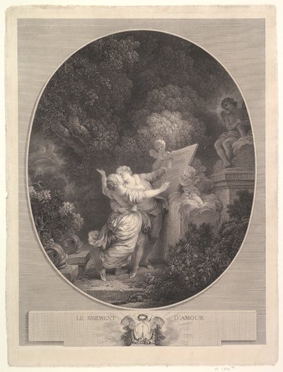Rakkauden lupaus, 1786. tekijältä Jean Mathieu