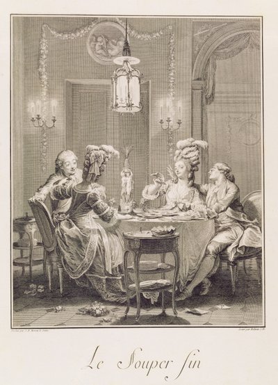 Hieno ehtoollinen, 1781, kaiverrus I.S. Helman (1743-1809) tekijältä Jean Michel the Younger Moreau
