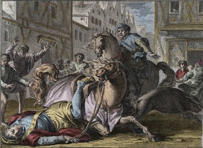 Philippe of France (1116-1131) kuoli Pariisissa tekijältä Jean Michel the Younger Moreau
