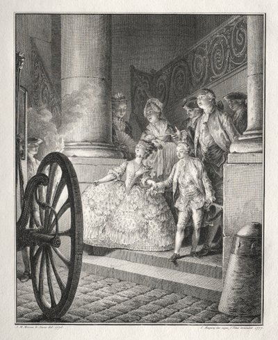 Bretonnen loput: Pienet kummit, 1777. tekijältä Jean Michel the Younger Moreau